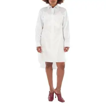 Fendi | Fendi Lace-Detail Silk Shirt Dress, Brand Size 42 (US Size 6)