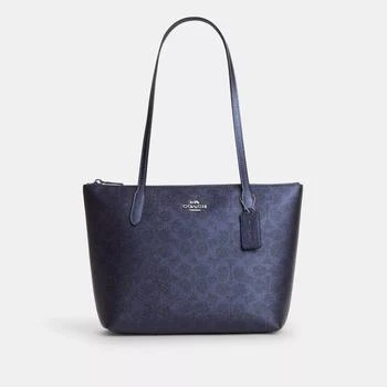 Coach Fiona Zip Tote Bag In Signature Canvas