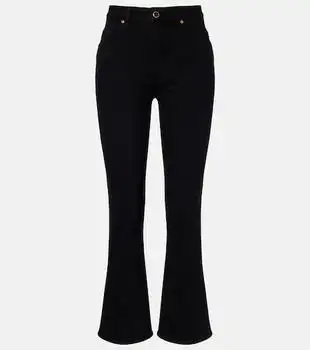 Khaite | Vivian high-rise cropped flared jeans