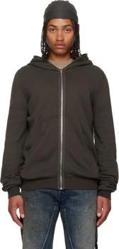 Rick Owens | Gray Concordians Micro Mountain Hoodie