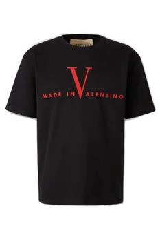 Valentino | Valentino Logo Printed Crewneck T-Shirt