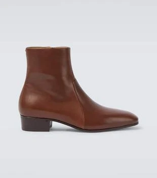 Valentino | VLogo leather ankle boots