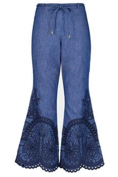 Zimmermann | Zimmermann Embroidered Flared Jeans