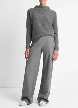 Vince Vince - High Waist Wool Blend Bias Pant