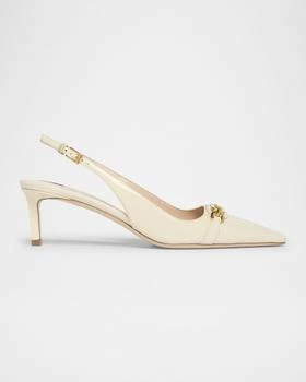 Tom Ford | Whitney Patent Leather Slingback Ballerina Pumps