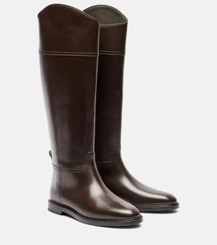 Brunello Cucinelli | Monili leather knee-high boots