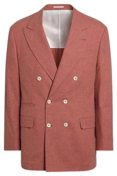 Brunello Cucinelli | Brunello Cucinelli Double-Breasted Tailored Jacket