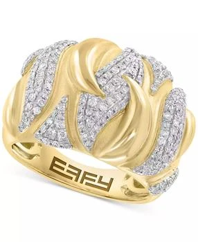 Effy | EFFY® Diamond Statement Ring (5/8 ct. t.w.) in 14k Yellow Gold