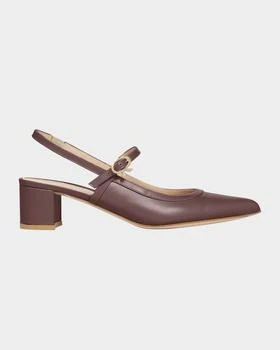 Gianvito Rossi | Calfskin Mary Jane Slingback Pumps