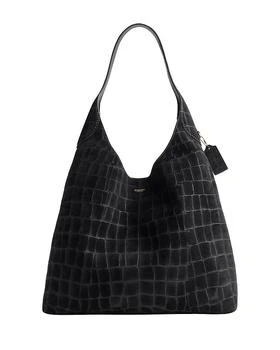 Brooklyn Croc Embossed Leather Shoulder Bag 39