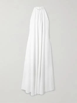 Givenchy | Open-back Draped Cady Halterneck Maxi Dress