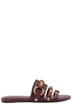 Balenciaga | Balenciaga Stud Detailed Slip-On Sandals