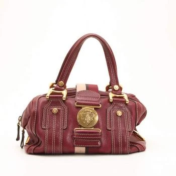Gucci | Gucci Maroon Leather Aviatrix Medium Boston Satchel