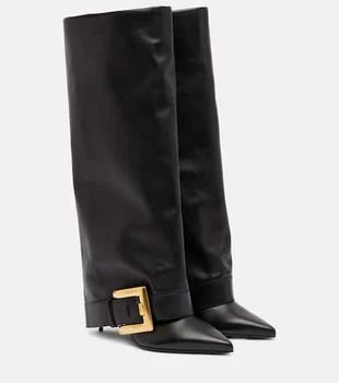 Balmain | Anthem leather knee-high boots