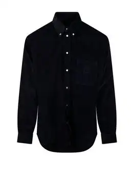 Fendi | Fendi FF Embroidered Corduroy Shirt