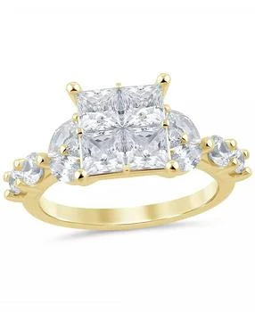 Macy's | Diamond Engagement Ring (3 ct. t.w.) in 14k Yellow Gold
