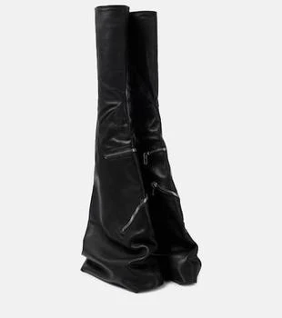 Rick Owens | Cargoflares leather knee-high boots
