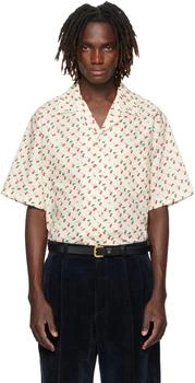 Valentino | Beige Cotton Poplin Bowling Shirt