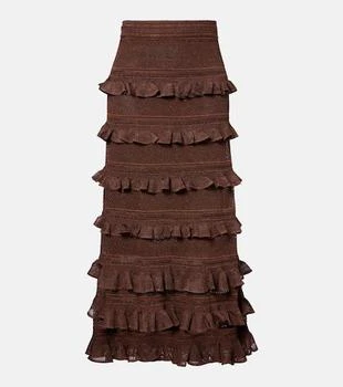 Zimmermann | Hypnotic ruffled maxi skirt