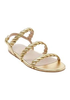 Stuart Weitzman Twistie Flat Sandals