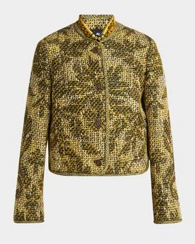 ETRO | Textured Tweed Top Coat