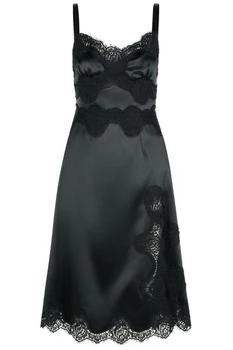 Dolce & Gabbana | Dolce & Gabbana Lace Embellished Sleeveless Dress