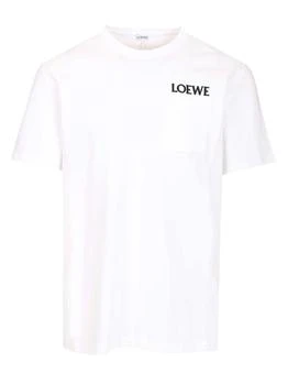 Loewe | Loewe Logo Embroidered Crewneck T-Shirt