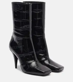 Givenchy | Sliced Square 95 leather ankle boots