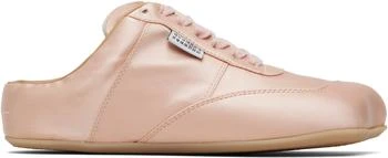 MM6 | Pink Satin Factory Sneakers