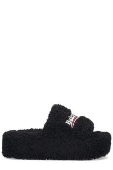 Balenciaga | Balenciaga Faux Fur Platform Sandals