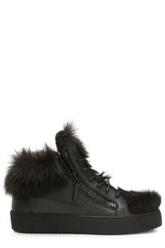 Giuseppe Zanotti | Giuseppe Zanotti Marlena Winter Fur-Trimmed Sneakers