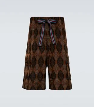 Dries Van Noten | Silk and cotton Ikat shorts