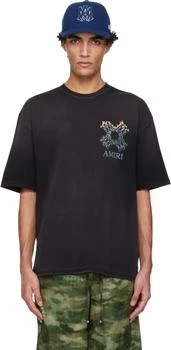 AMIRI | Black MA Quad Flames Oversized T-shirt