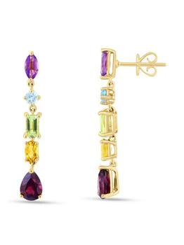 Effy | 14K Yellow Gold
Multi Stone Earrings