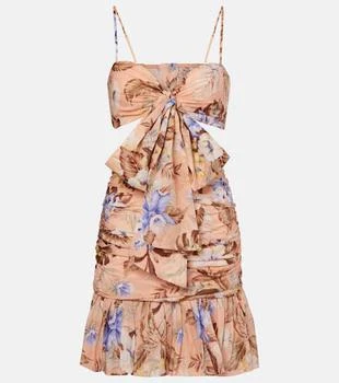 Zimmermann | Coco floral cotton minidress