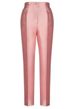 Dolce & Gabbana | Dolce & Gabbana High Waist Satin Trousers