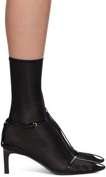 Jil Sander | Black Ankle Boot Heels