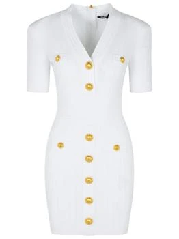Balmain | Balmain Button Embellished Knitted Dress