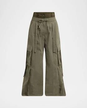 Dolce & Gabbana | Dual-Waistband Wide-Leg Cargo Trousers