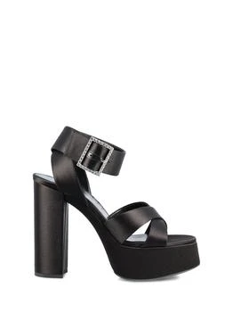 Yves Saint Laurent | Saint Laurent Bianca Embellished Heeled Sandals