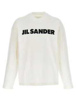 Jil Sander | Jil Sander Logo Printed Long Sleeved T-Shirt