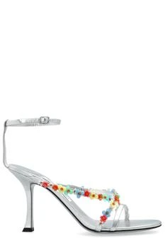 Jimmy Choo | Jimmy Choo Blanche 90 Daisy Embroidery Sandals