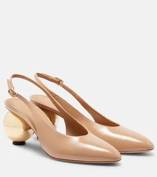 Salvatore Ferragamo | Tessie 70 leather slingback pumps