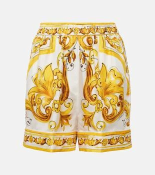 Dolce
Gabbana | Majolica silk shorts