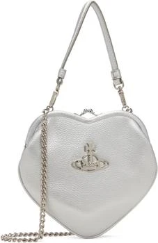 Vivienne Westwood Silver Belle Heart Frame Bag