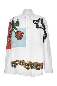 Marni | Oversized Printed Cotton Shirt With Floral