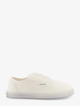 Bottega Veneta | Serena leather sneakers with woven effect