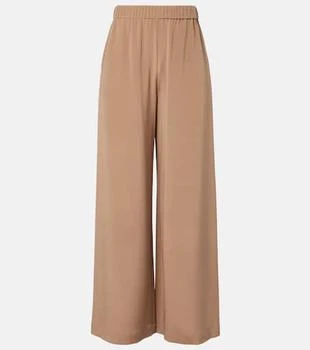 Max Mara | Bonn silk-blend wide-leg pants
