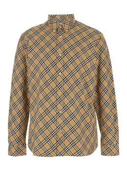 Burberry | Burberry Checked Long-Sleeved Shirt