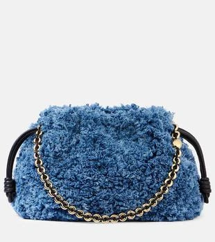 Loewe | Flamenco Medium denim clutch